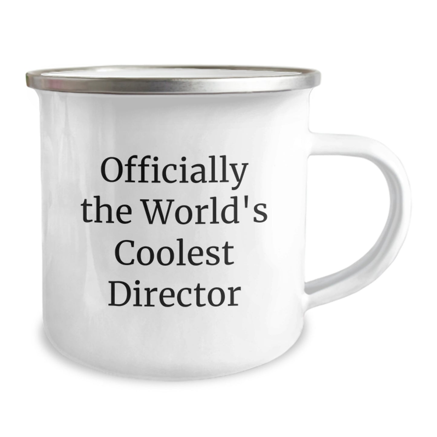 Funny Gifts from Friends, Director Lover Gifts for Him, Officially The World's Coolest Director Camping Mug Perfect for Graduation Unique Gifts - Image 2