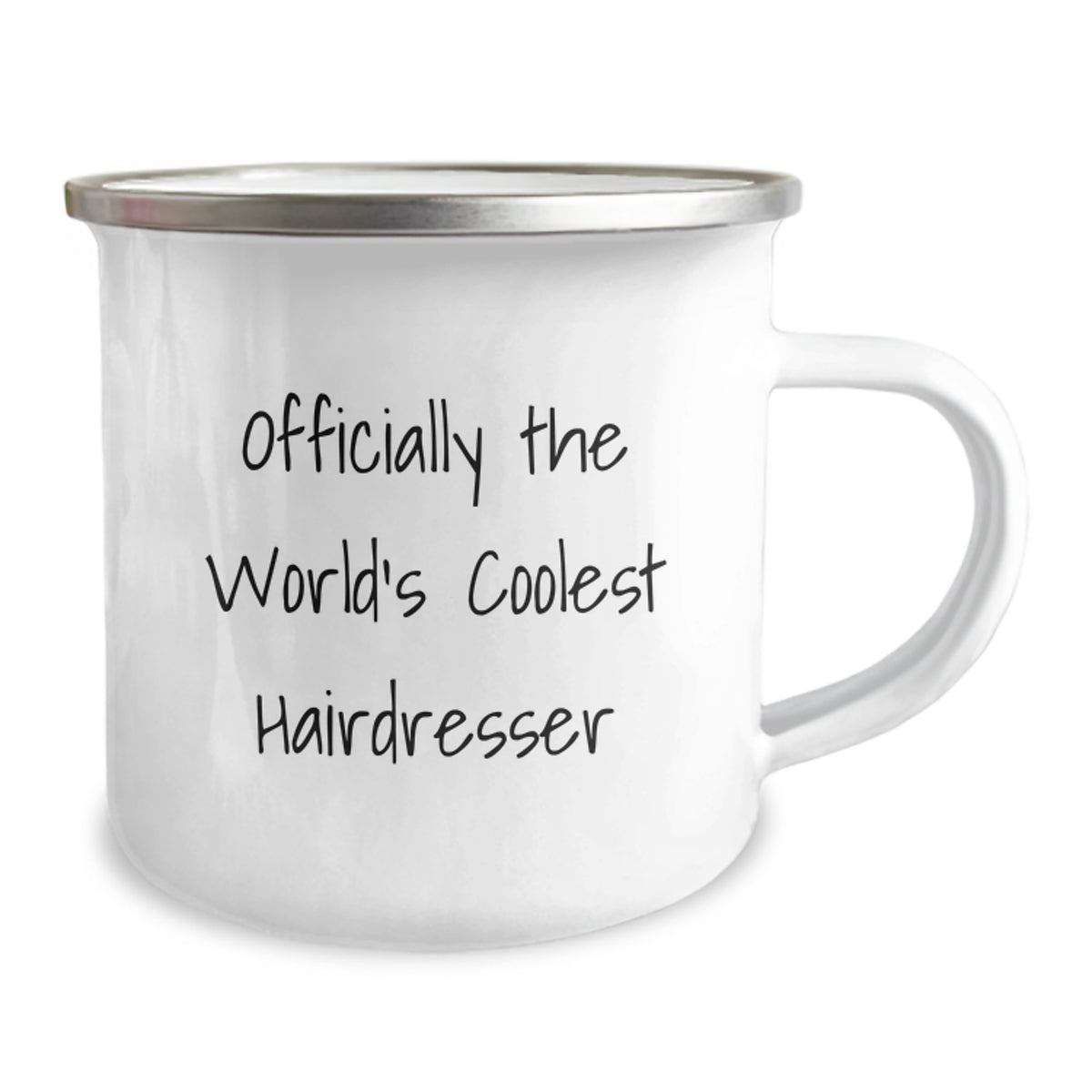 Funny Hairdresser Gifts from Friends for Valentine's Unique Camping Mug - Image 2