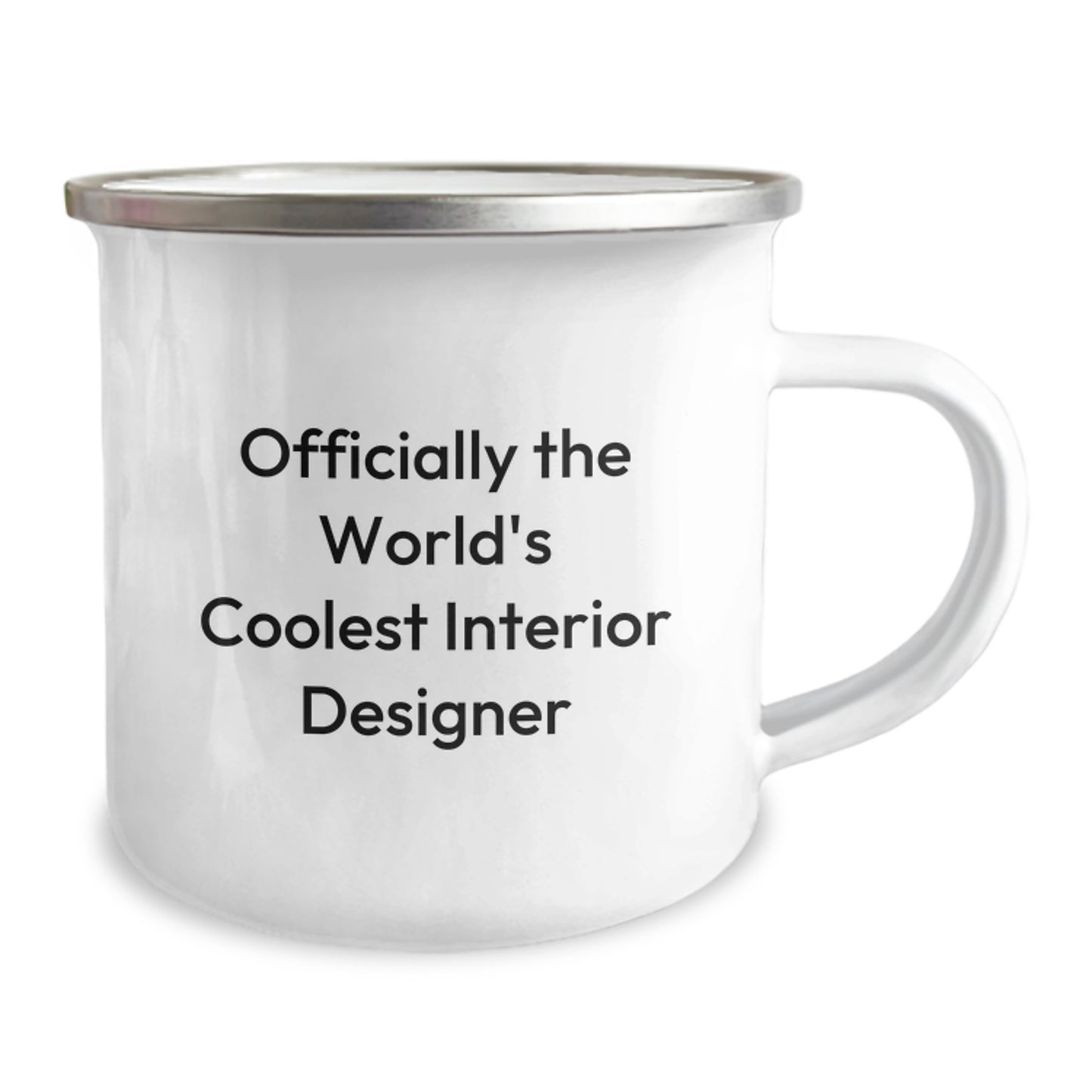 Interior Designer Camping Mug for Him Funny Quote Gifts from Men Friends Family, Graduation Unique Gifts, Camping Mug for Interior Designer Lover, Funny Quote Interior Designer Gifts - Image 2