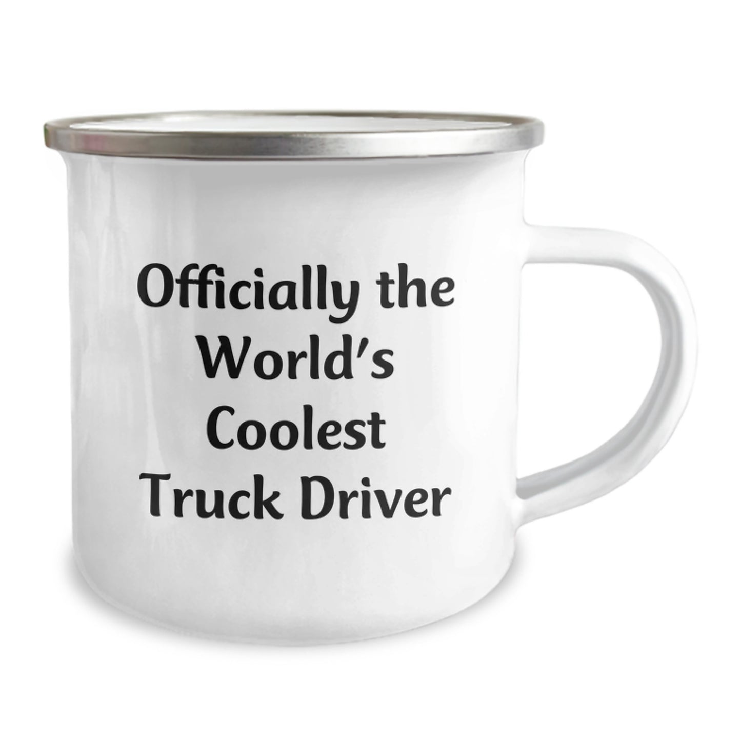 Funny Truck Driver Gifts from Friends for Graduation Unique Camping Mug Officially The World's Coolest Truck Driver - Image 2