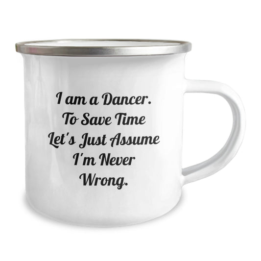 Funny Dancer Quotes Camping Mug Gifts for Dancers from Friends on Birthday - Image 2