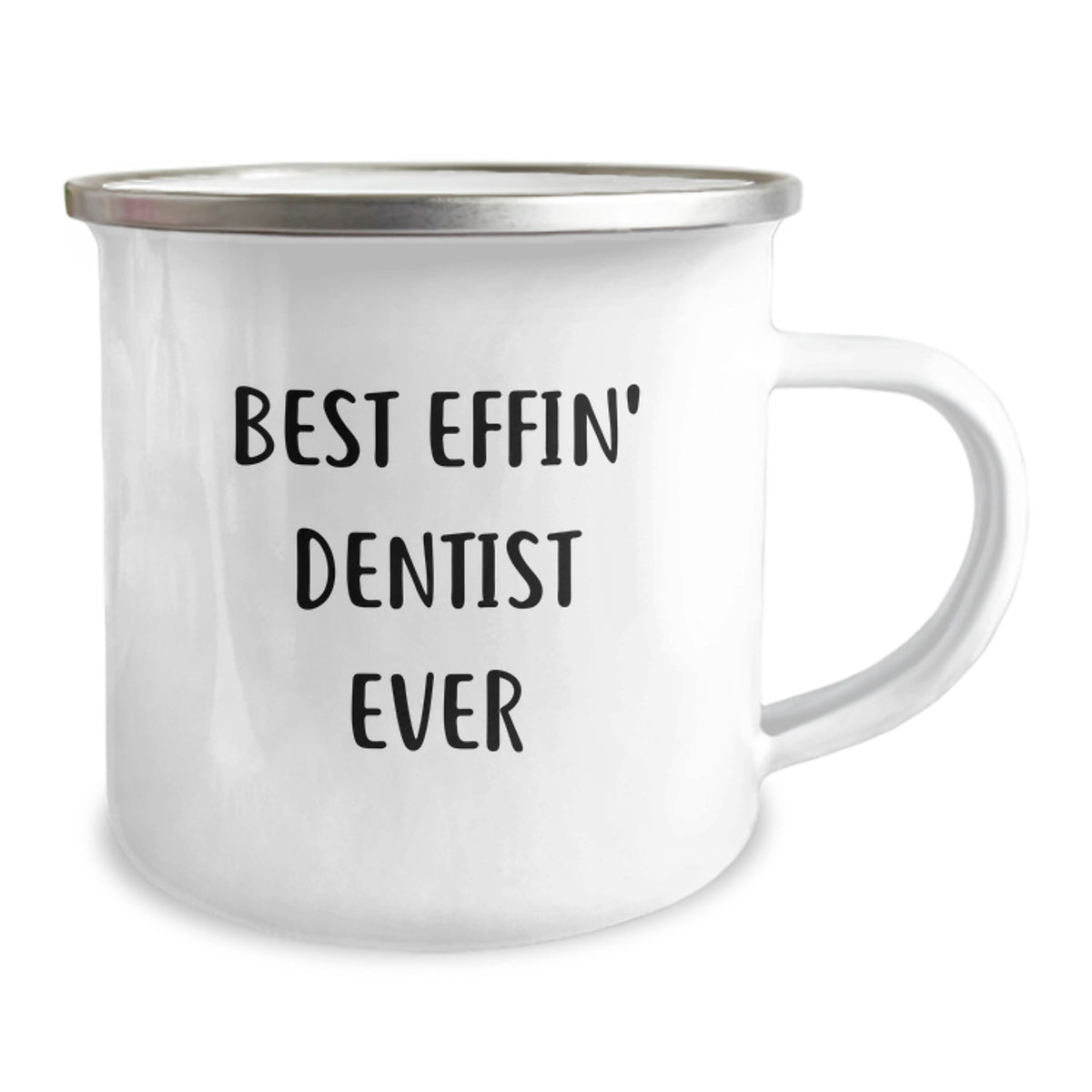 Funny Dentist Gifts from Men, Unique Valentines Day Unique Gifts for Dentist, Best Effin' Dentist Ever Camping Mug - Image 2