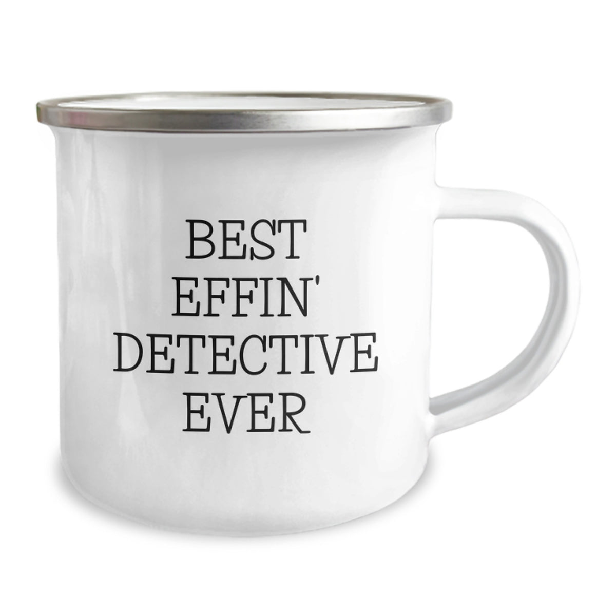 Funny Detective Gift for Men, Best Effin' Detective Ever Camping Mug on Valentine's, Gifts from Friends for a Great Cup of Coffee - Image 2