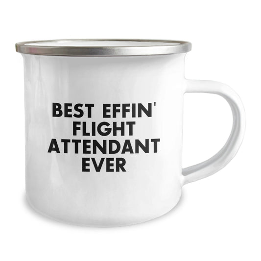 Funny Flight Attendant Humor Gifts for, Friends and Family Graduation Unique Gifts from Men, Women, Coworkers, Family, Camping Mug for Flight Attendant Ever - Image 2