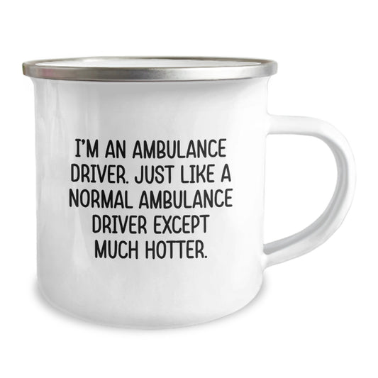 Funny Ambulance Driver Gifts for Men, Ambulance Driver Camping Mug, Unique Graduation Unique Gifts from Friends, Family - Image 2