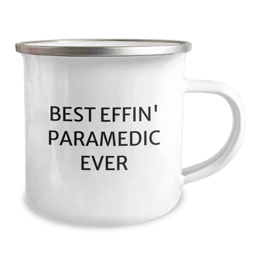 Funny Rescue Worker Gifts for Men, Best Effin' Rescue Worker Ever Camping Mug, Unique Graduation Gifts from Friends - Image 2