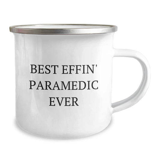 Funny Rescue Worker Gifts for Men, Best Effin' Rescue Worker Ever Camping Mug, Unique Graduation Gifts from Friends, Family or Coworkers - Image 2
