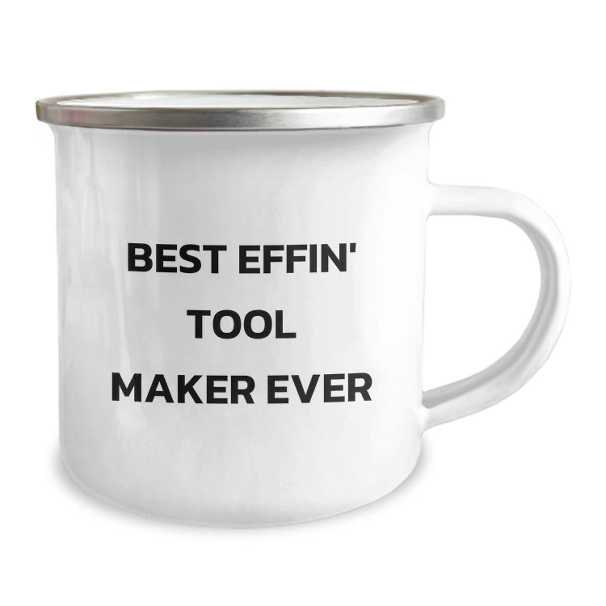 Funny Gifts from Tool Maker Lovers, Valentine's Unique Gifts for Tool Makers, 12 oz Stainless Steel Camping Mug - Image 2