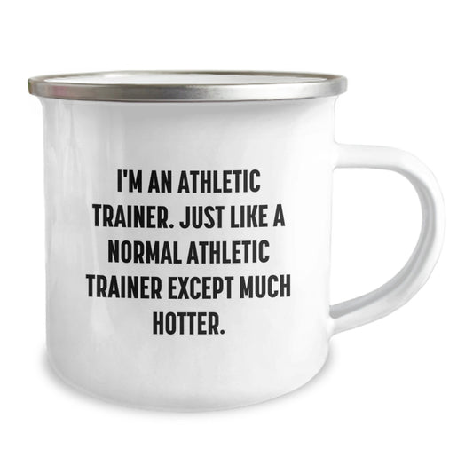 Funny Athletic Trainer Graduation Gift Ideas for Men Women Friends - 'I'm An Athletic Trainer' Camping Mug - Image 2