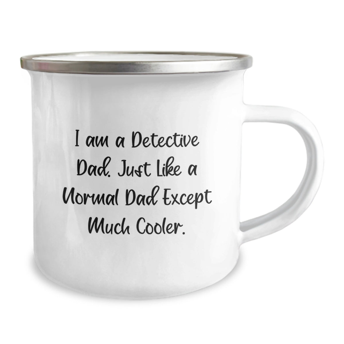 Funny Detective Dad Camping Mug Gifts from Dad on Valentine's for Dad Detective - Image 2