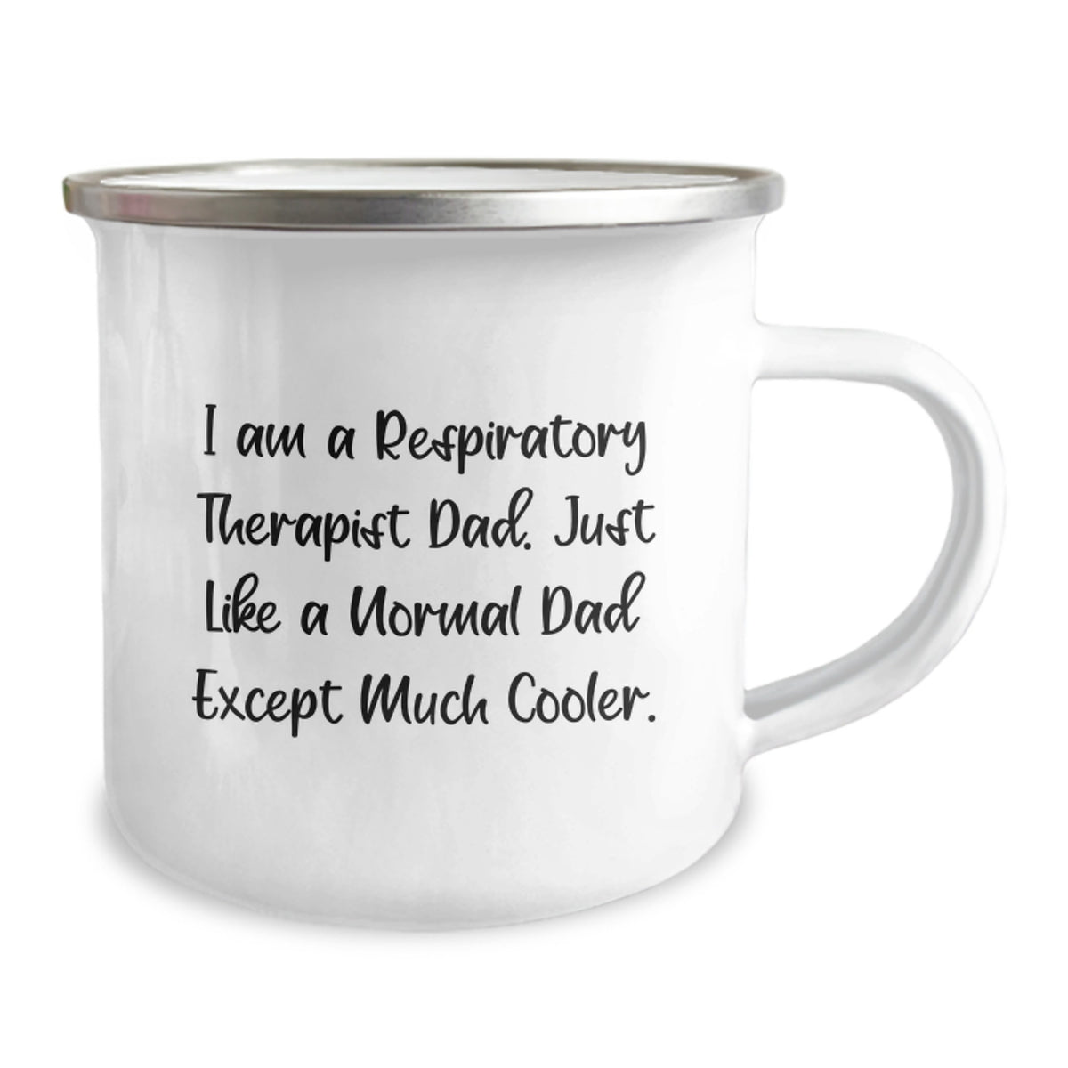 Funny Respiratory Therapist Gifts - Inspirational Quote for Dad Men Birthday Camping Mug from Family - Image 2