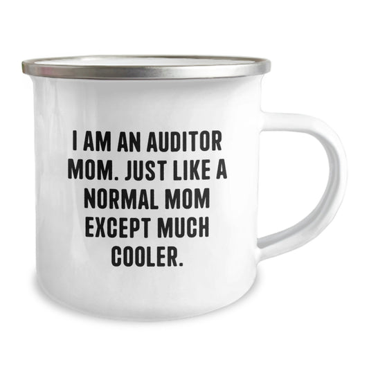 Funny Auditor Mom Gifts from Friends Birthday Unique Camping Mug for Auditor Dad - 'I Am An Auditor Mom' - Image 2