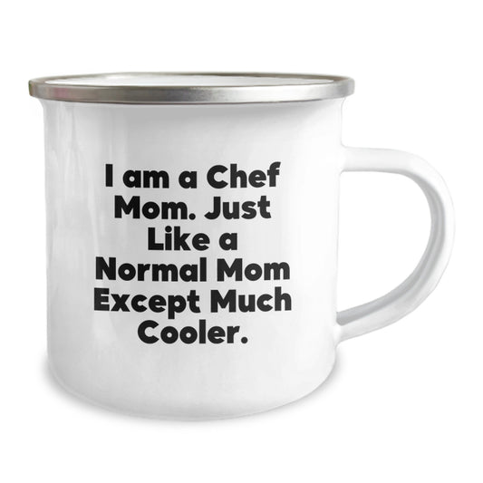 Funny Chef Gifts from Mom, Birthday Unique Gifts for Men, Camping Mug for Chef - Image 2