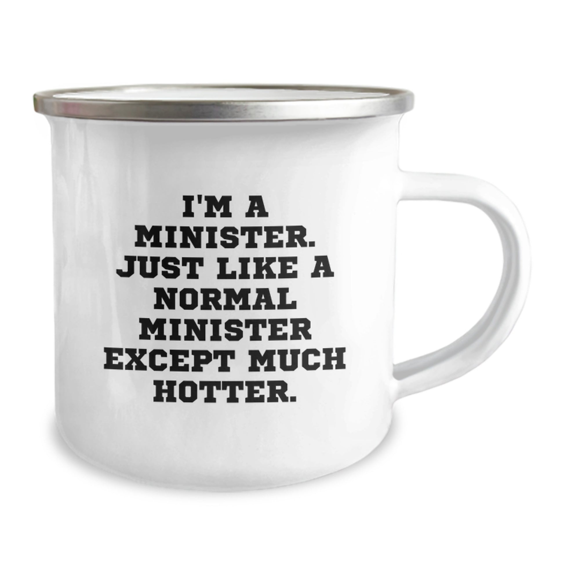 Minister Camping Mug Idea for Coworkers Birthday Gift with Humor - Image 2