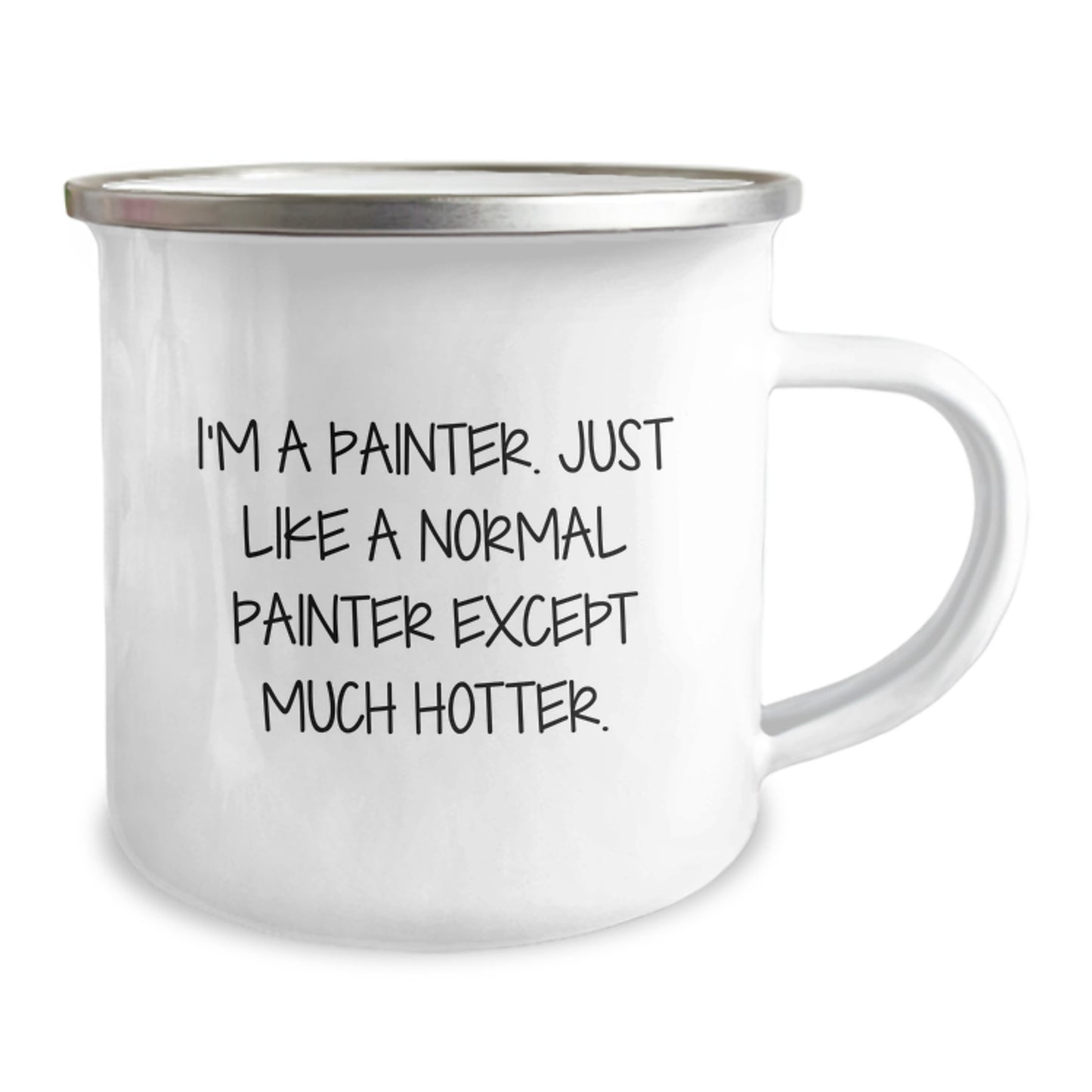 Bold Painter Novelty Camping Mug Birthday Gift for Friends Hotter - Image 2