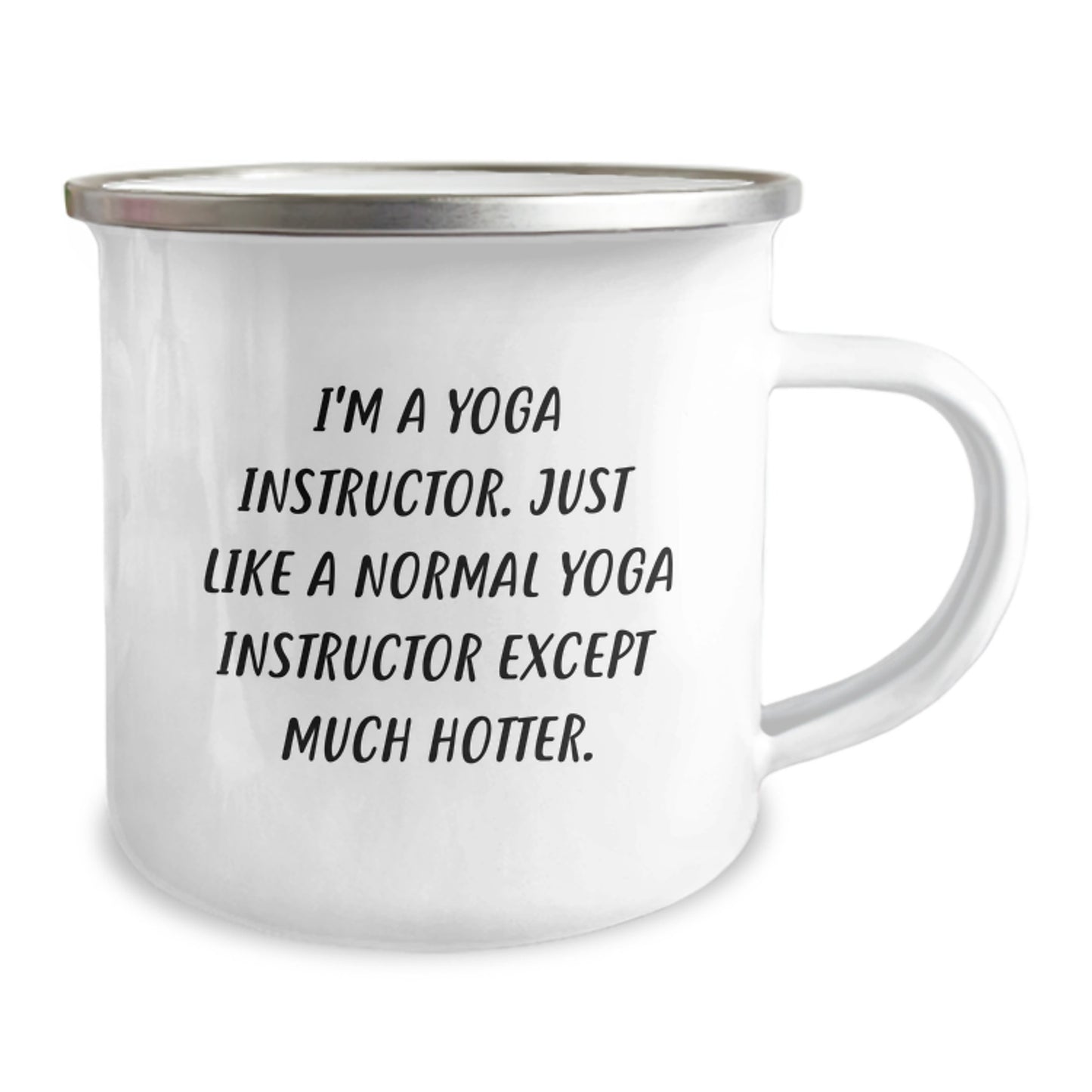 Birthday Gift Keepsake Camping Mug for Her – I'm A Yoga Instructor - Image 2