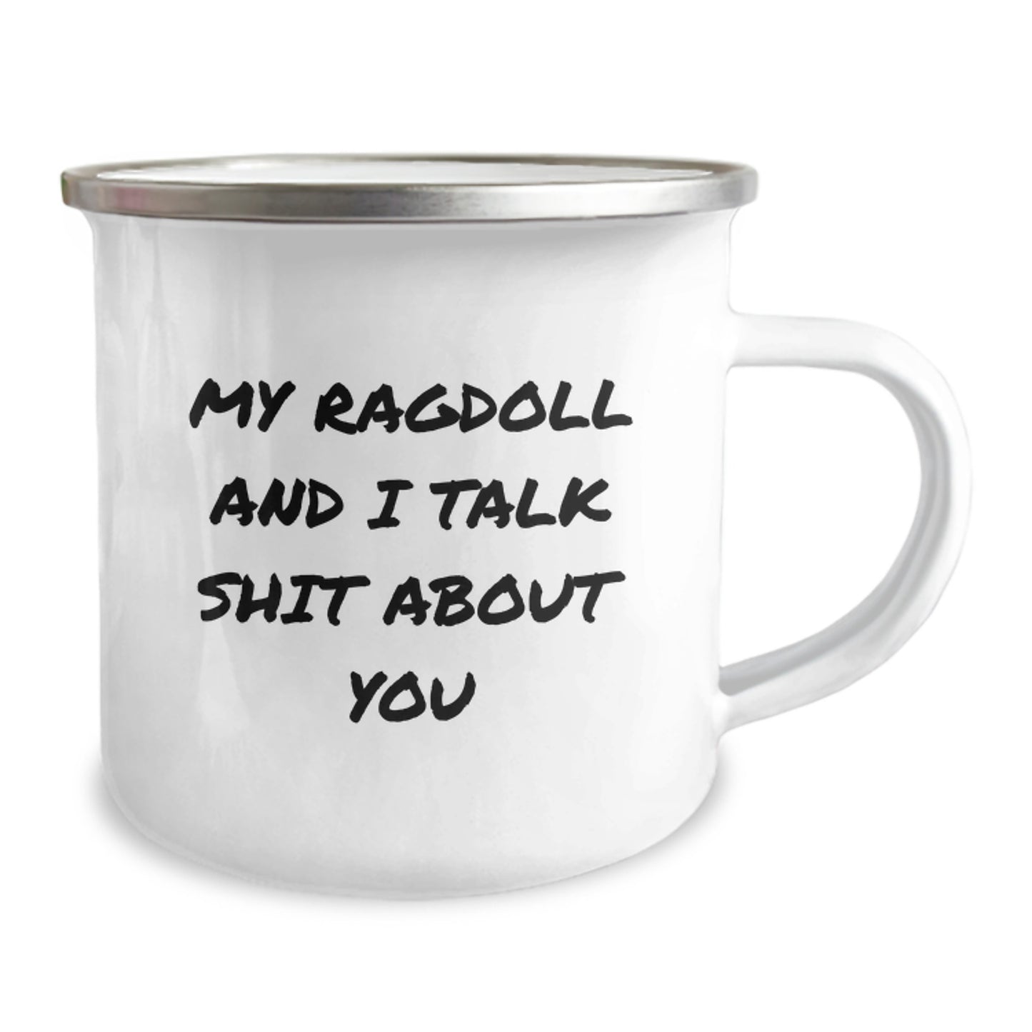 Birthday Gift Ragdoll Cat Camping Mug Present for Her – Keepsake - Image 2