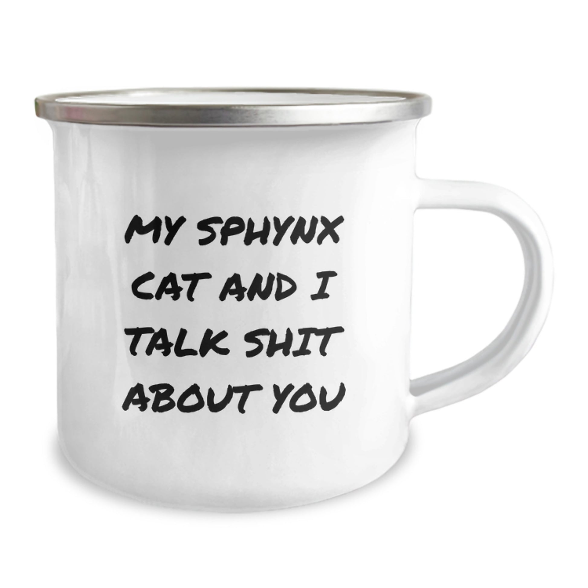 Birthday Gift Mug for Her My Sphynx Cat And I Talk Shit About You - Image 2