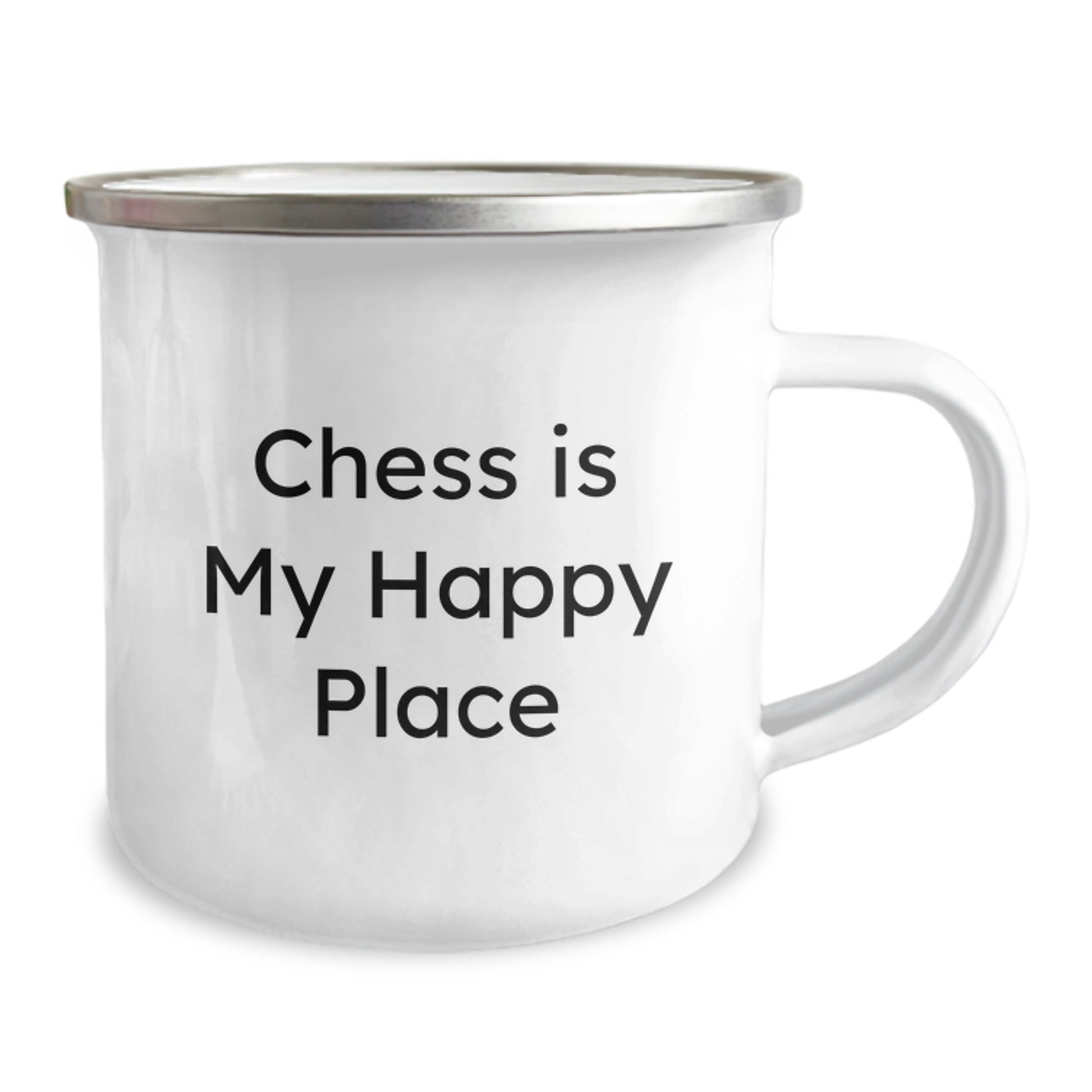 Chess Camping Mug Idea for Coworkers Birthday Gift Chess Is Happy Place - Image 2