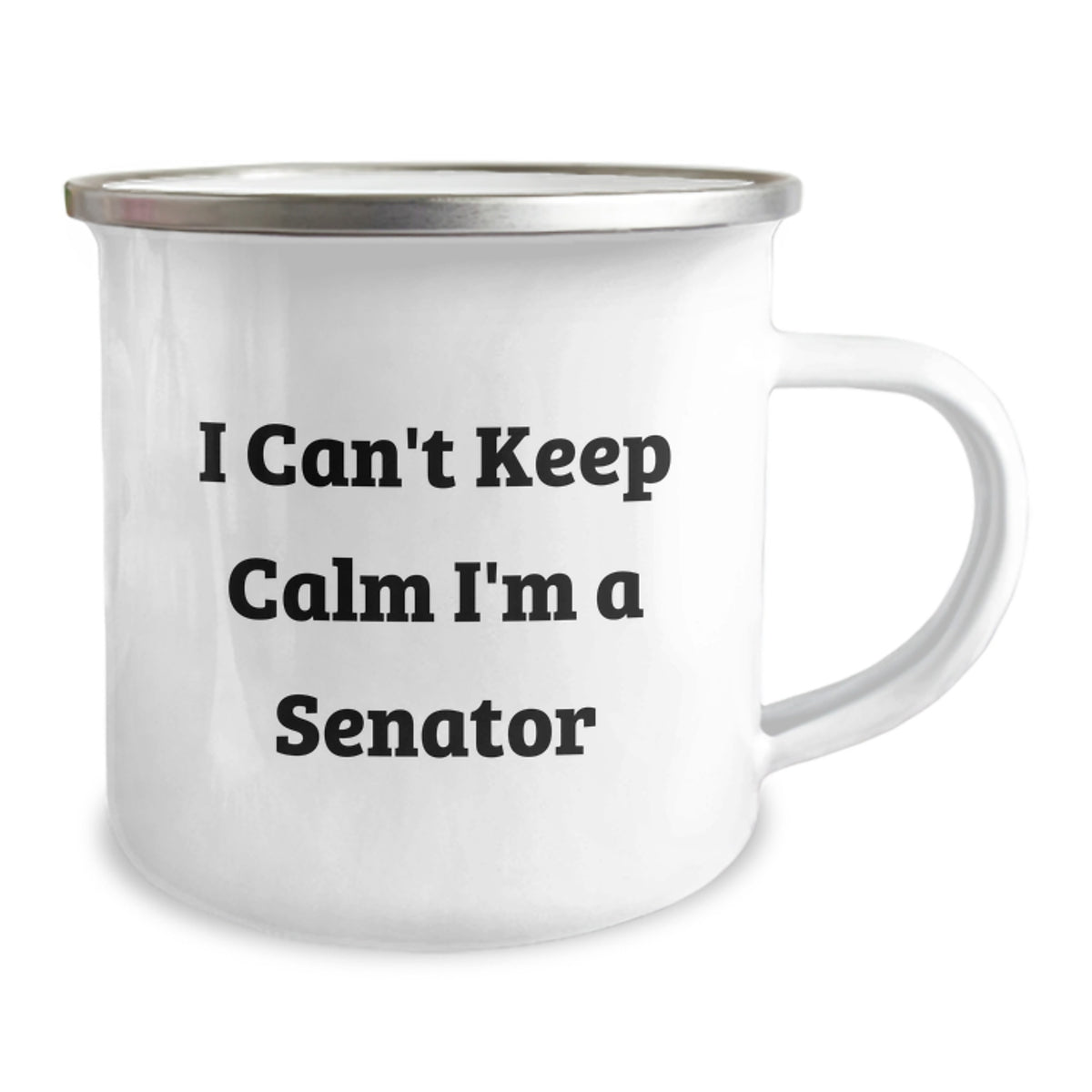 Funny Senator Gifts for Men, I Can't Keep Calm I'm A Senator Birthday Unique Mugs for Senator Friends and Family, Camping Mug - Image 2