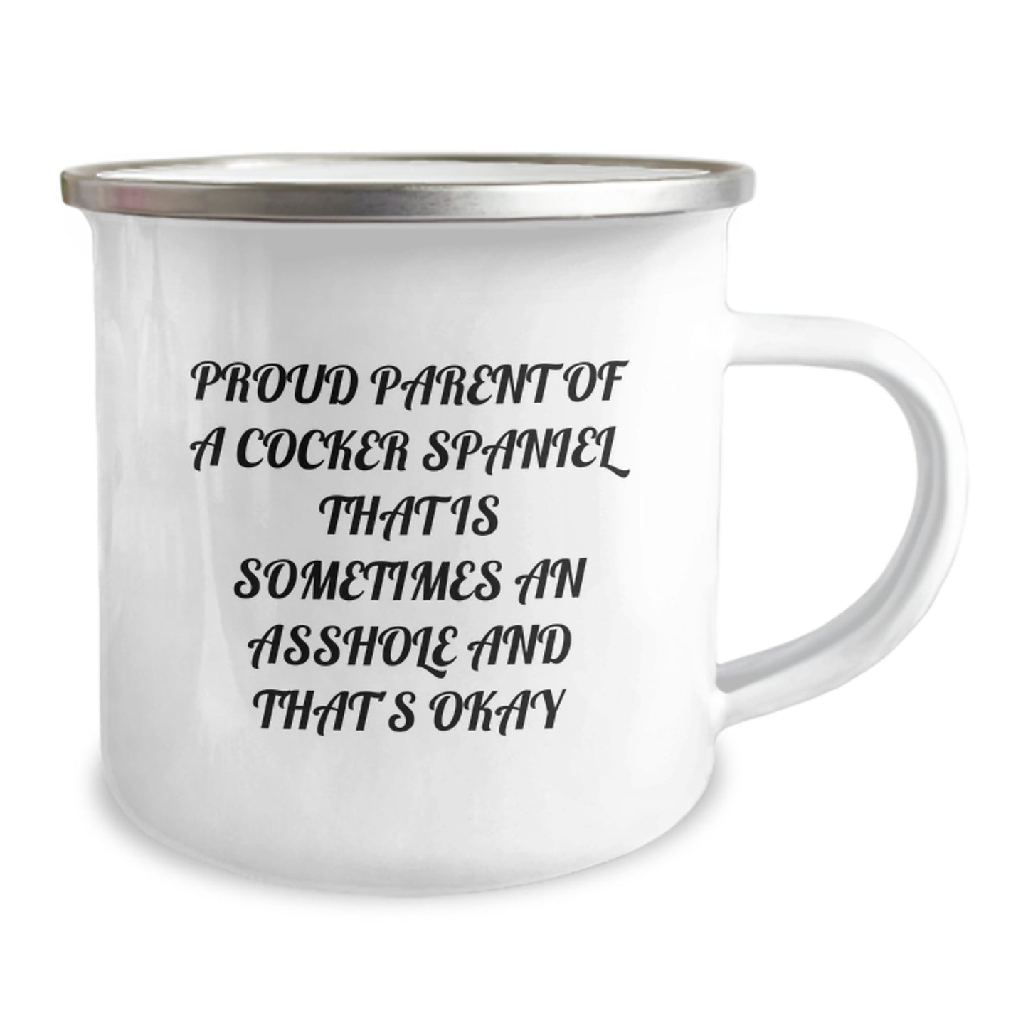 Cocker Spaniel Dog Camping Mug for Proud Parents Funny Graduation Unique Gifts from Friends and Family - Image 2