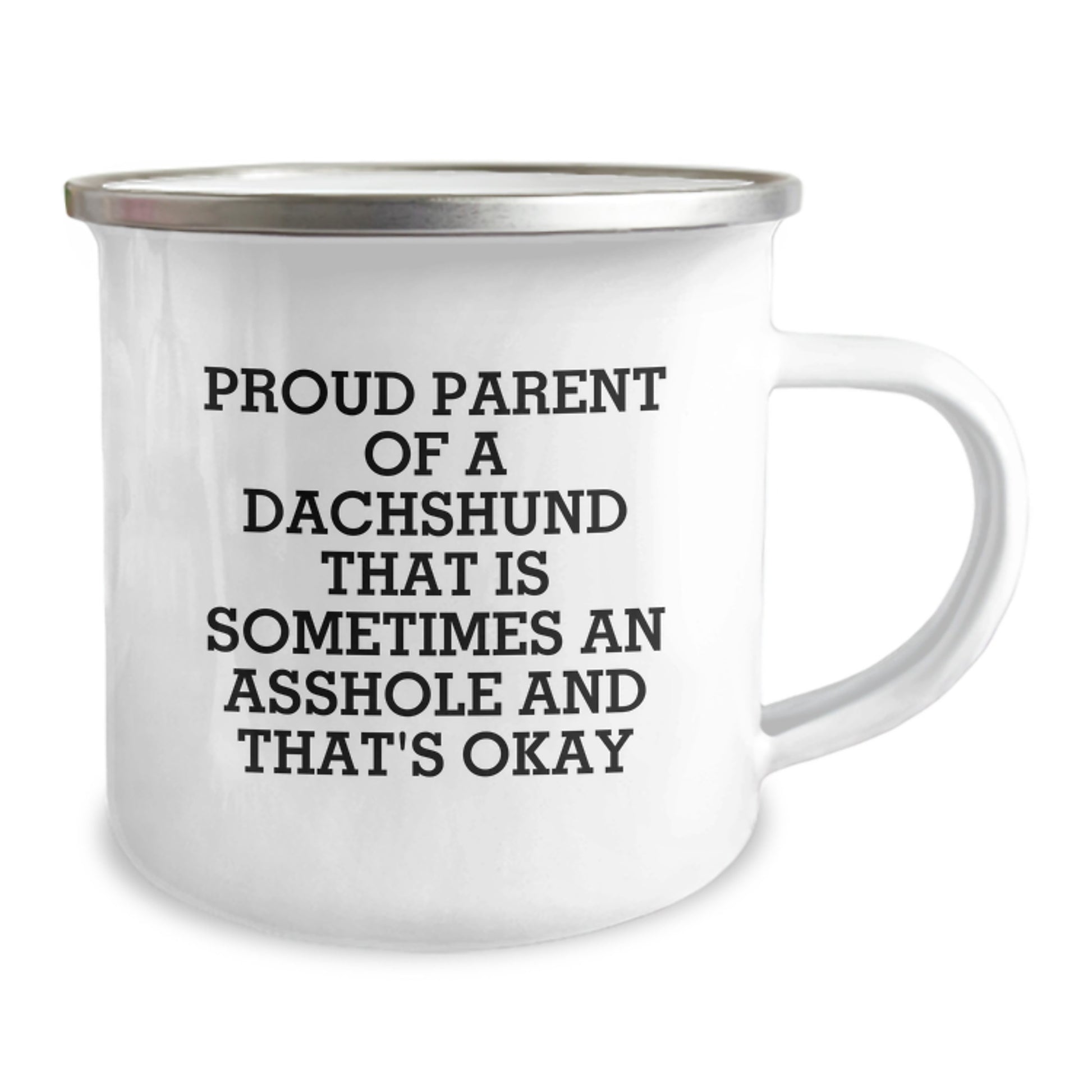 Unique Dachshund Dog Mom Camping Mug for Proud Parents Funny Gifts from Men to Women on Mother's Day - Image 2