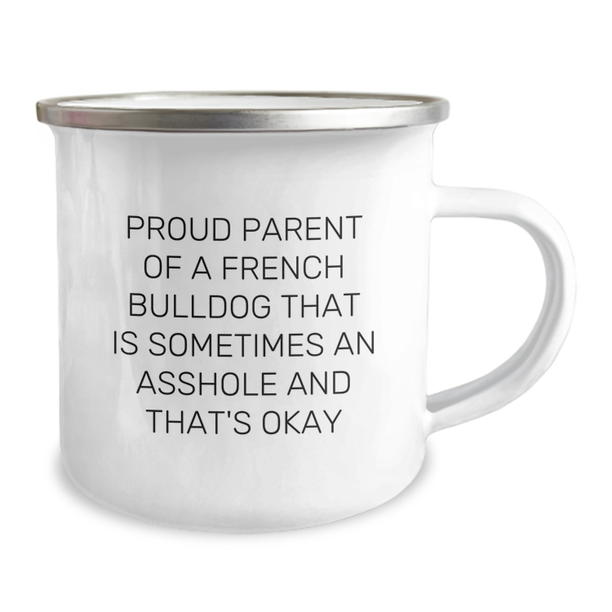 Birthday Gift French Bulldog Camping Mug for Her Present - Image 2