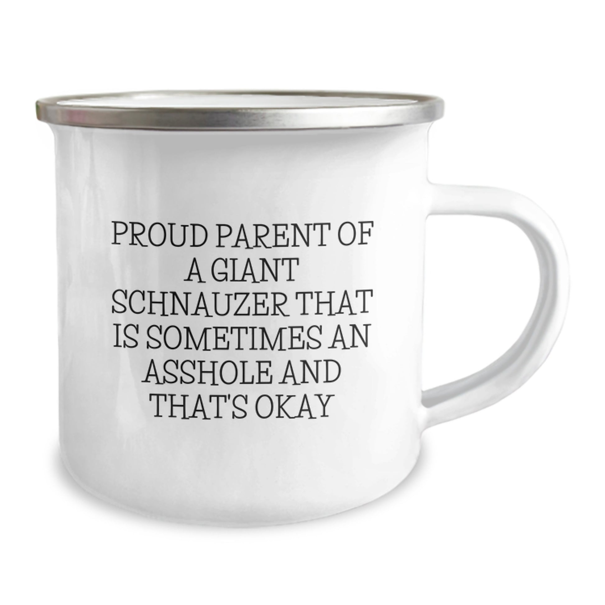 Giant Schnauzer Dog Lover, Funny Camping Mug, Gifts from Men to Proud Parents on Mother's Day - Image 2