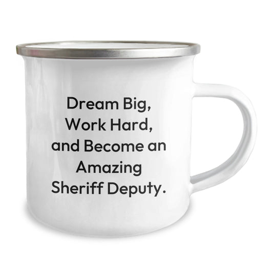 Funny Sheriff Deputy Coffee Mug Gifts for Men Unique Birthday Present from Friends - Image 2