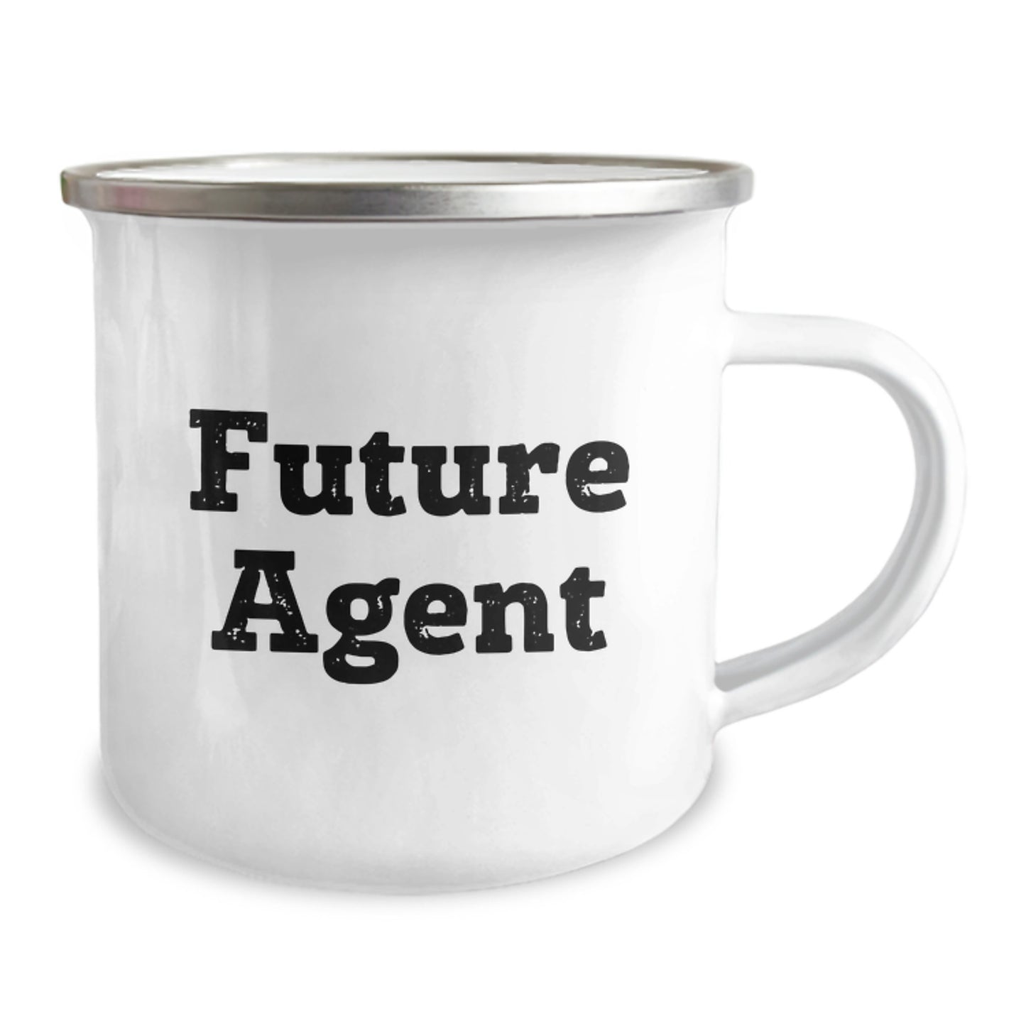 Unique Agent Birthday Unique Gifts from Friends to Men Agent Camping Mug - 'Future Agent' Quote, Funny Agent Coffee Mug for Agents - Image 2