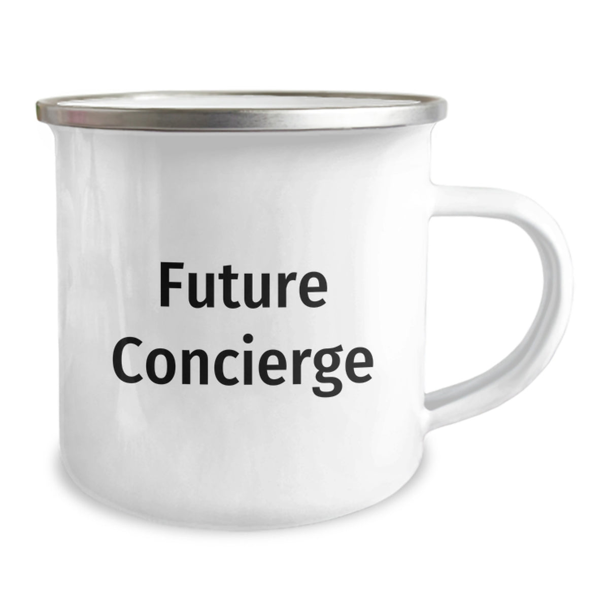 Funny Future Concierge Camping Mug Gifts from Family to Concierge Birthday Unique Gifts - Image 2
