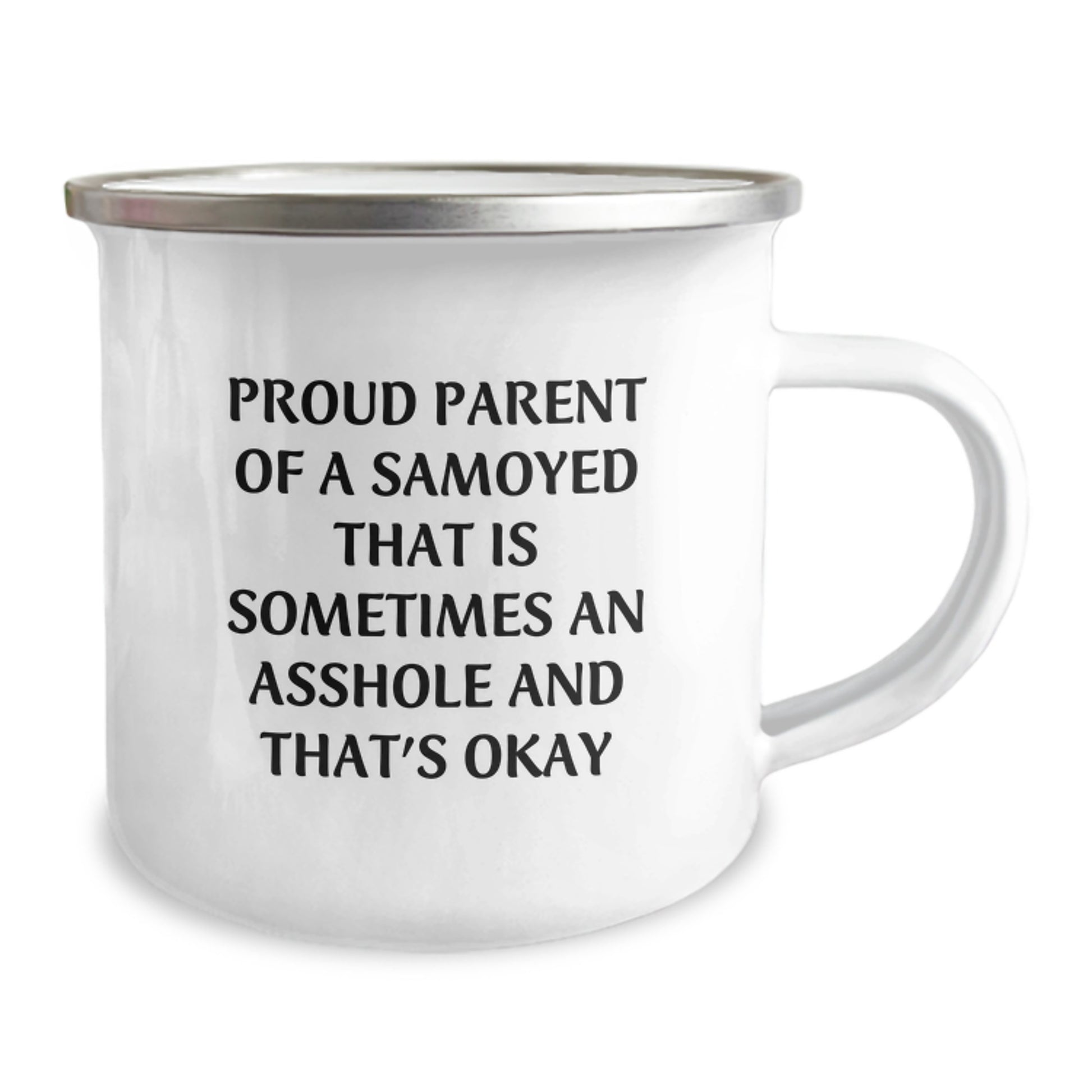 Funny Samoyed Dog Gifts for Men - Camping Mug with Inspirational Quote - Gifts from Dad to Sons on Father's Day - Image 2