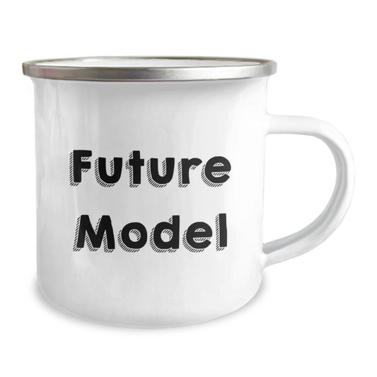 Funny Model Gifts from Friends, Birthday Unique Gifts for Model Enthusiasts, 12 oz Stainless Steel Camping Mug - Image 2
