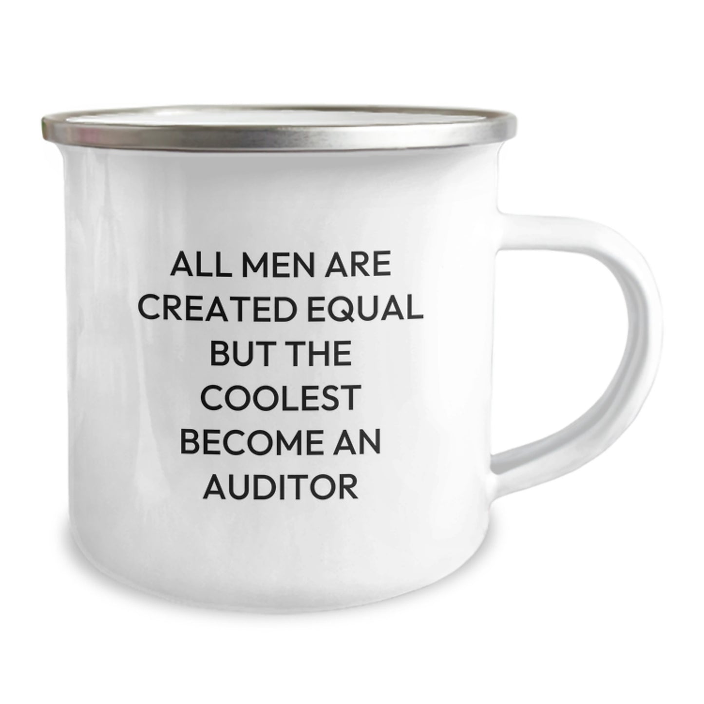 Birthday Gift for Auditor Camping Mug – The Coolest Become An Auditor - Image 2