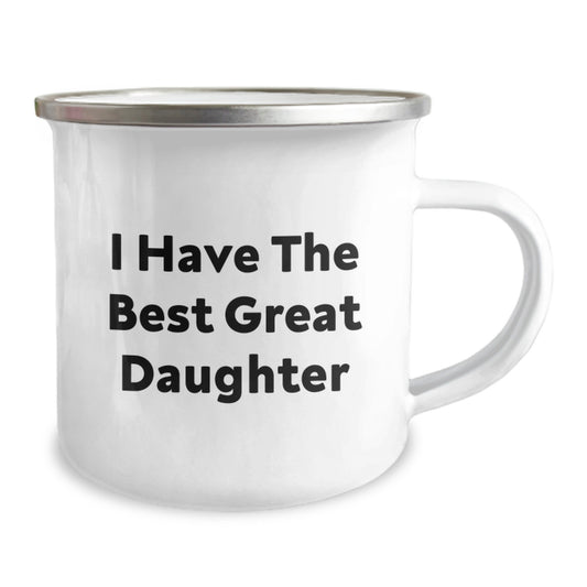 Gifts for Daughter Funny Camping Mug - I Have The Best Great Daughter Graduation Unique Gifts from Mom Dad or Friends - Image 2