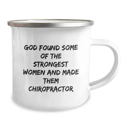 Funny Inspirational Chiropractor Gifts from Women who Made Camping Mug for Birthday - Image 2
