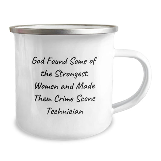 Funny Crime Scene Technician Camping Mug Gifts from Men to Women Birthday Unique - Image 2