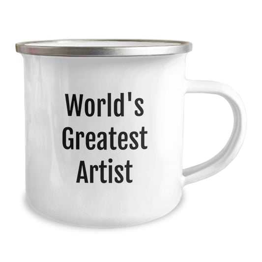 Funny World's Greatest Artist Quotes Graduation Unique Gifts from Friends to Artist Camping Mug - Image 2