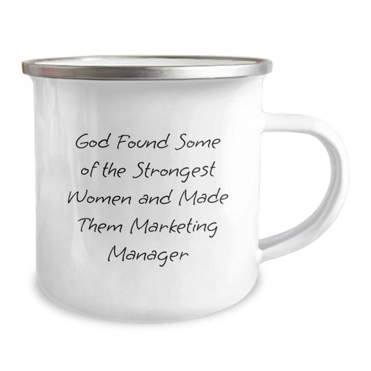 Marketing Manager Camping Mug, Funny Gift for Her Birthday Unique Gifts, Gifts from Women for Marketing Manager Friends - Image 2