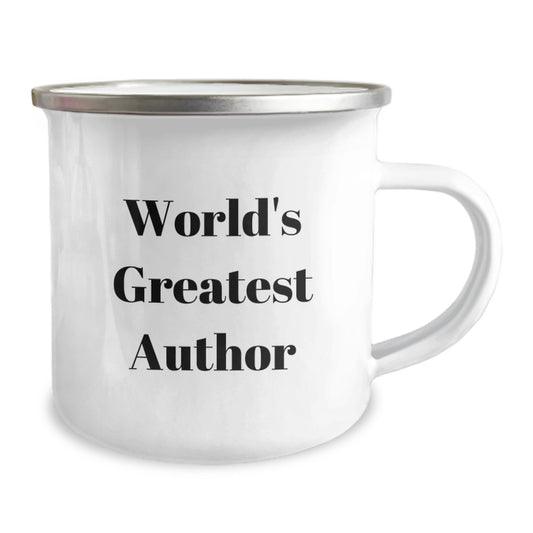 Funny Inspirational Author Quotes Gifts for Author Men - World's Greatest Author Camping Mug, Perfect Graduation Unique Gifts from Friends, Coworkers, Family - Image 2