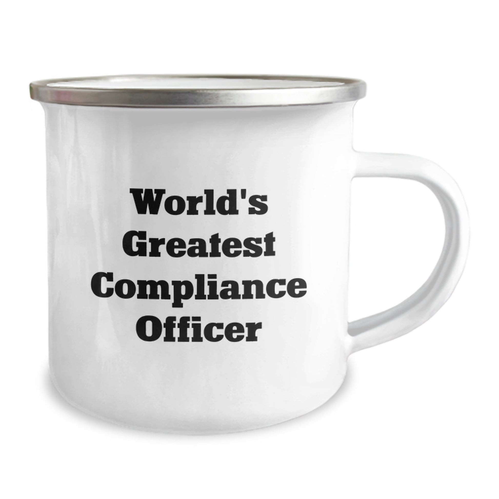Funny Compliance Officer Gifts from Family - World's Greatest Compliance Officer Camping Mug for Men or Women on Mother's Day - Image 2