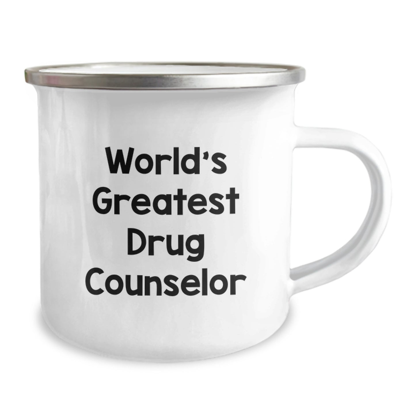 Funny World's Greatest Drug Counselor Gift for Drug Counselor Graduation Camping Mug - Image 2