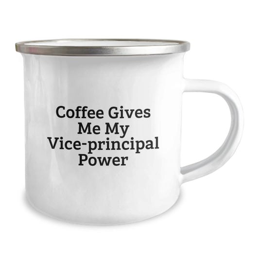 Funny Vice-principal Gifts for Men, Women, Family - Coffee Gives Me Power Camping Mug, Graduation Unique Gifts from Friends - Image 2
