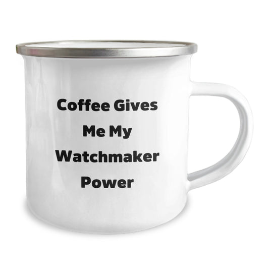 Watchmaker Unique Gifts for Friends from Men, Funny Coffee Lover Mug for Watchmaker Enthusiasts, Camping Mug for Watchmaker Graduation - Image 2