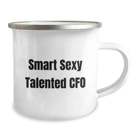 Funny Gifts from Friends for Smart CFO - Graduation Unique Gifts, Camping Mug, Sexy CFO Quote - Image 2