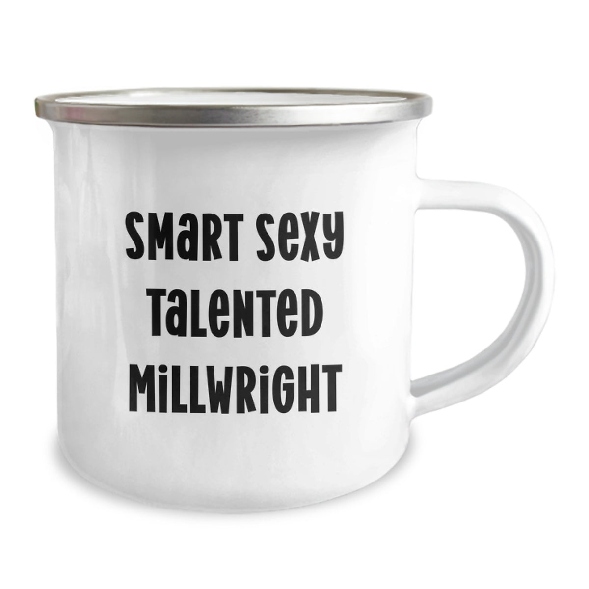 Funny Millwright Gifts for Men Gifts from Friends, Smart Sexy Talented Millwright Quote Birthday Unique Gifts Camping Mug, Fun Millwright - Image 2