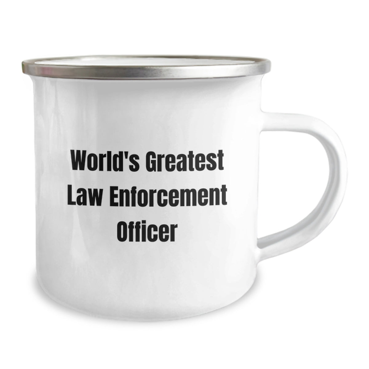 Law Enforcement Keepsake Gift for Him World's Greatest Officer Camping - Image 2