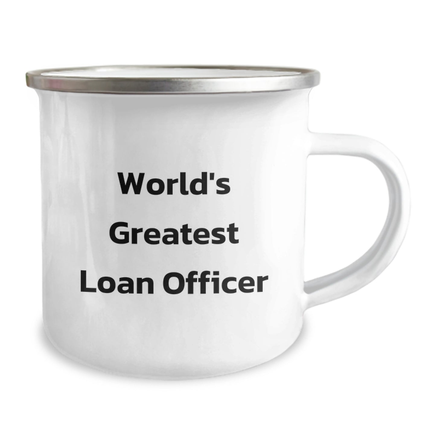 Funny Loan Officer Gifts from Men, World's Greatest Loan Officer Camping Mug for Women, Perfect Graduation Unique Gifts for Loan Officers - Image 2