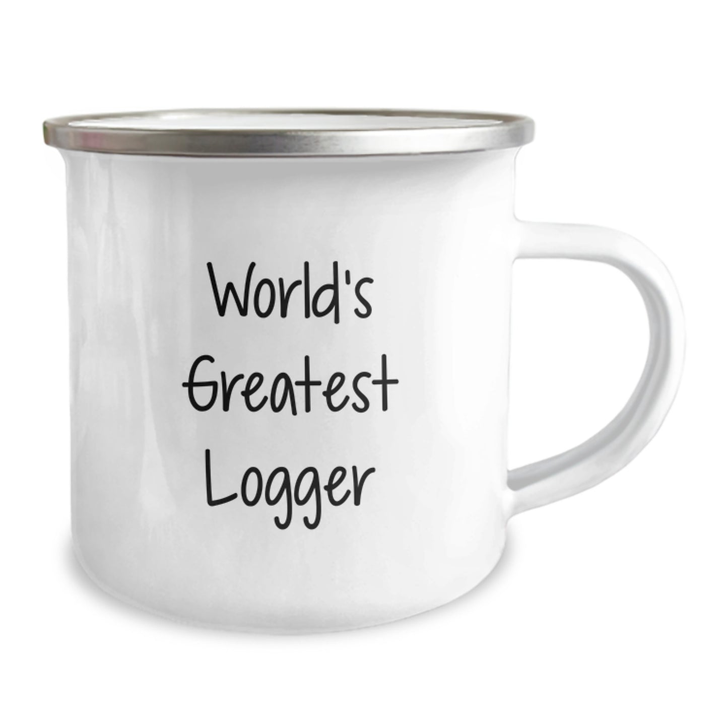 Logger Keepsake Camping Mug for Him Birthday Gift Premium Unbreakable - Image 2