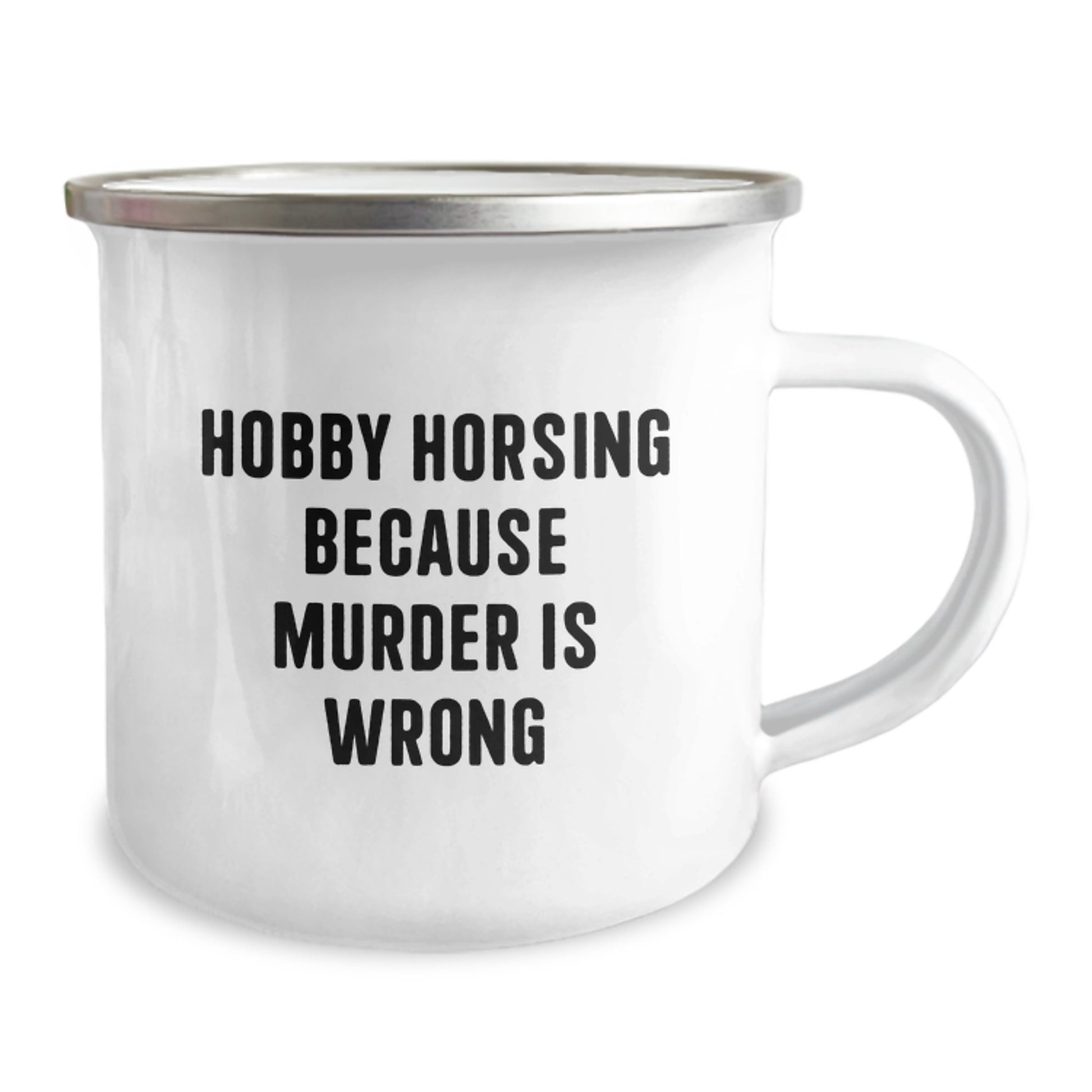 Hobby Horsing Camping Mug Funny Quotes Birthday Unique Gift from Friends for Horsing Lovers - Image 2